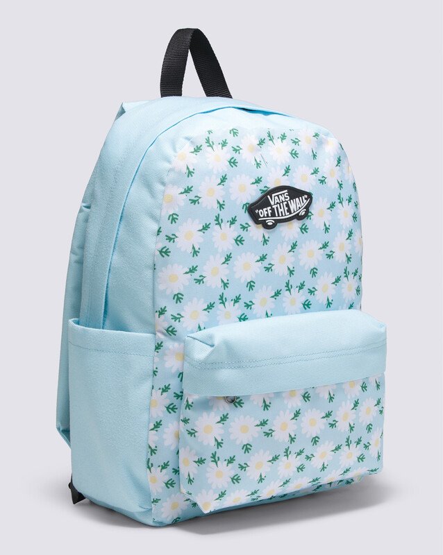 Mochila Old Skool Grom Backpack Fresh Flower Crystal Blue Infantil