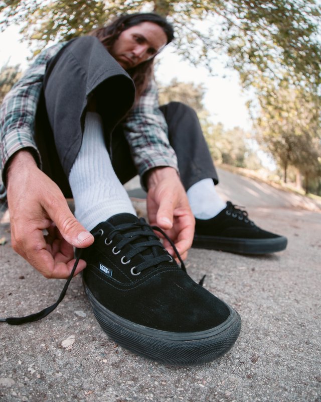 Tênis Skate Era Leather Black Black