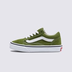 Cores ousadas e frescas energizam o Old Skool com a lendária sidestripe. A Coleção Color Theory permite que você crie uma história de cores única: combinando tons vibrantes e inesperados com o estilo dos icônicos clássicos da Vans. Feito com uma combinação de lona e camurça, o Tênis Old Skool Pesto Infantil homenageia a silhueta tradicional com Sidestripe, ao mesmo tempo que oferece um visual fresco para esse ícone.
