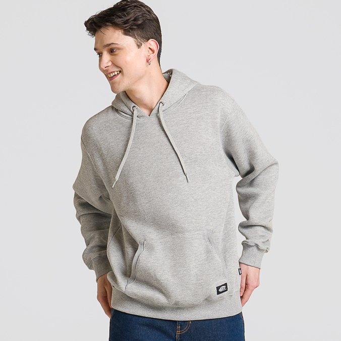 Moletom Skate Classics Patch Po Cement Heather