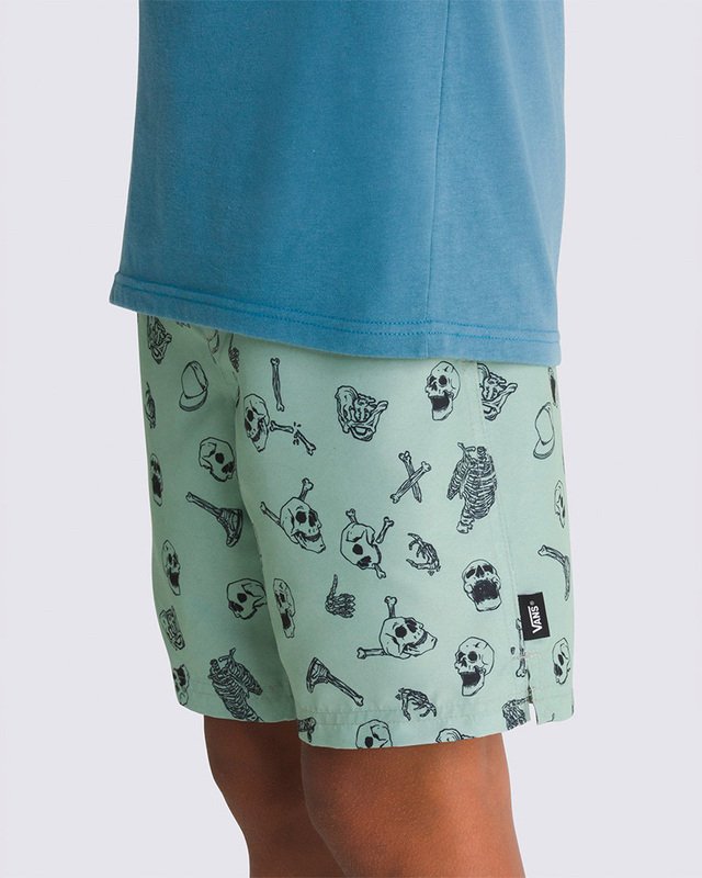Boardshort Primary Print Elastic Iceberg Green