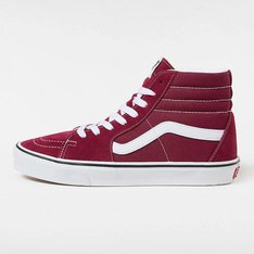 O Sk8-Hi, originalmente chamado de Style #38, foi apresentado em 1978 como o primeiro tênis de cano alto para a prática do skate. Apresentando um inovador colarinho alto acolchoado para suporte no tornozelo e uma biqueira reforçada, foi o segundo tênis a apresentar a icônica sidestripe da Vans ao mesmo tempo que trouxe um visual totalmente novo para a família Vans. Foi e ainda é um emblema da cultura “Off The Wall”. Em homenagem ao primeiro tênis de cano alto, o Tênis Sk8-Hi Rhododendron Color Theory é construído com lona e tecido sintético resistentes em uma variedade de cores clássicas e inesperadas. Este tênis com cadarço também vem equipado com solas de borracha waffle exclusivas para maior aderência no dia a dia.