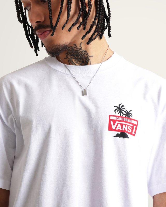Camiseta Manga Curta Knu Palms Authentically White