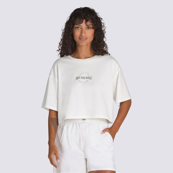 Camiseta Rylen Ss Relaxed Crop Marshmallow
