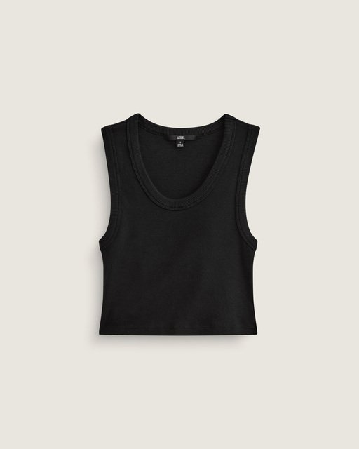 OVERNEATH Rib Tank Rib Sleeves セット チャコール Regata Drew Rib Tank Seasonal Hero: Knu Skool Black | Vans
