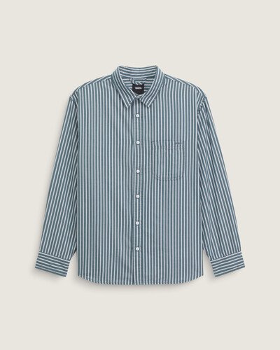 Camisa Manga Longa Lx Dobby Stripe Mystic Moss | Vans