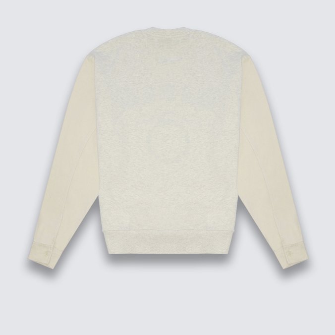 Moletom Anaheim Sidewall Crew Oatmeal Heather Black
