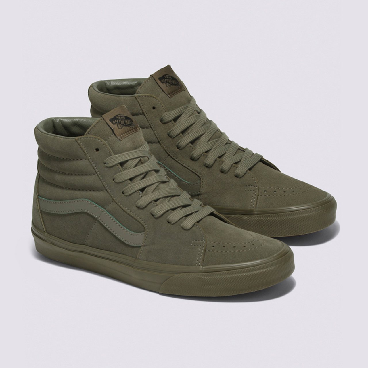 Tenis Sk8 Hi Mono Suede Olive Vans