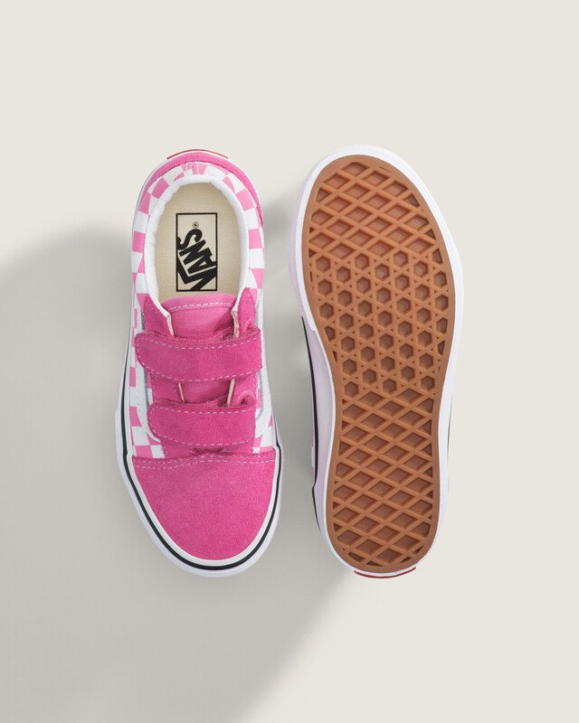 Tênis Old Skool V Color Theory Checkerboard Pink Fizz Infantil