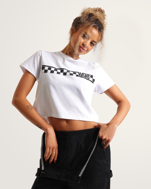Camiseta Manga Curta Cropped Headstart 2 White