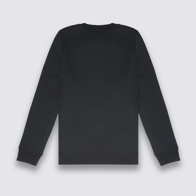 MOLETOM FLYING V CREW BLACK