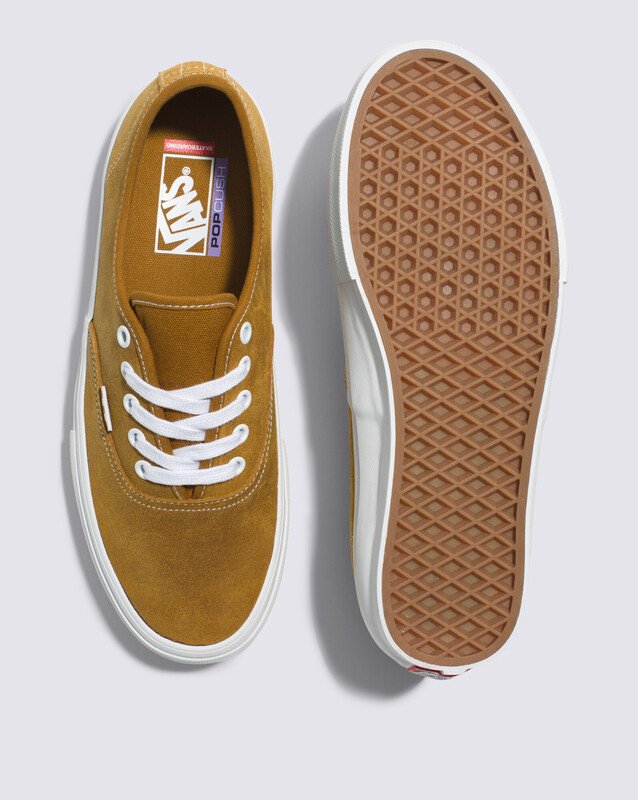 Tênis Skate Authentic Leather Golden Brown