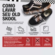 TÊNIS OLD SKOOL BLACK WHITE