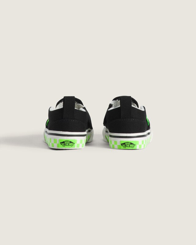Tênis Slip On Glow Black Green Gecko Infantil