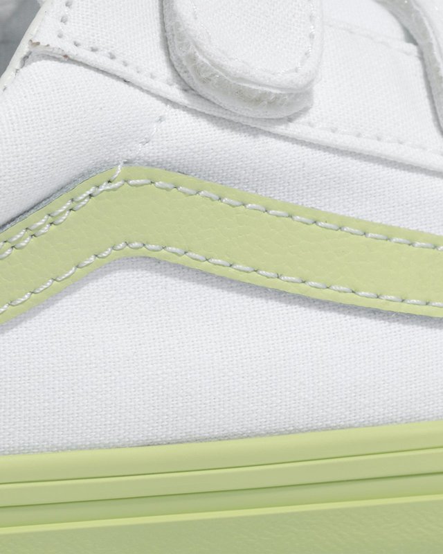 Tênis Old Skool Pop Outsole Lime Infantil