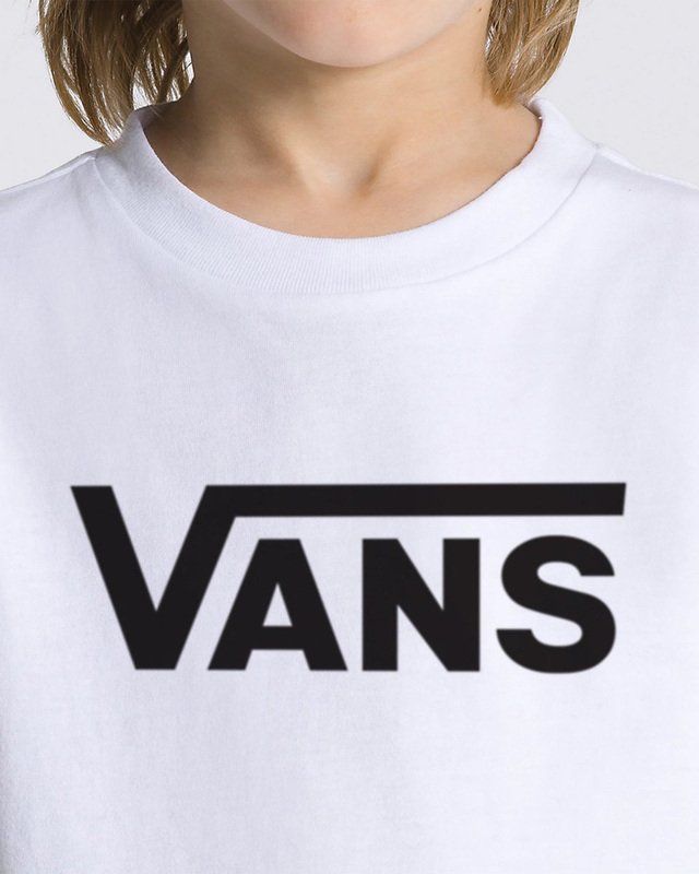 Camiseta Flying V Crew Infantil White