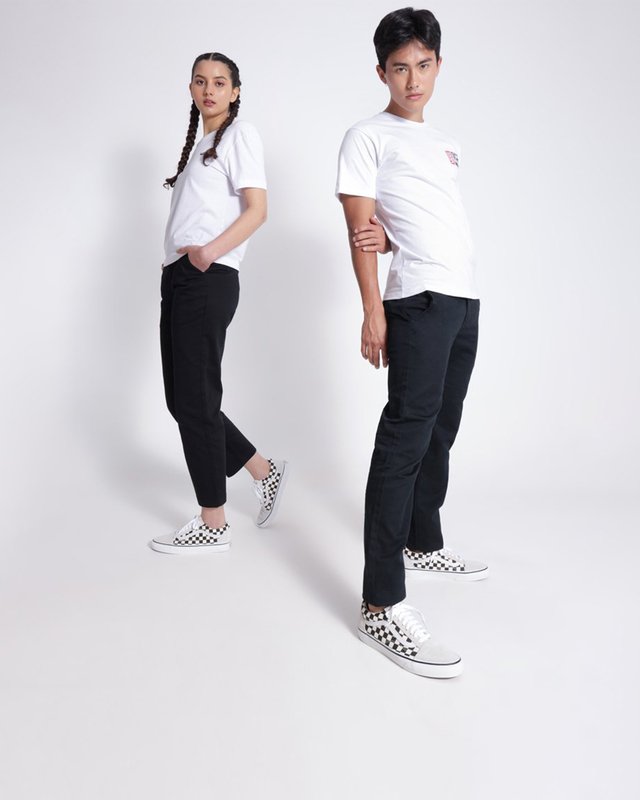 Tênis Old Skool White Black