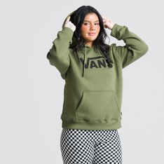 Um Clássico É Sempre Clássico. A Tradição Que As Peças Vans Carregam Na Essência Permitem Um Visual Atemporal, Que Combina O Estilo Tradicional Com O Conforto Aconchegante Para Os Dias Mais Frios. O Moletom Classic V Compl. Ultra Neo Vr3 Olivine É Confeccionado Em Algodão E Poliéster. O Modelo Na Cor Verde, É Fechado Com Bolso Canguru. Com Caimento Estilo “Boyfriend”, O Moletom Possui Capuz Com Cadarço Para Ajuste Com Acabamento Em Cobre Gola, Rib Nos Punhos E Na Barra. Traz Estampa Frontal Exclusiva Em Silk À Base D’Água Com Assinatura Vans Em “Drop V” Centralizada Na Altura Do Peito.
Características Do Produto: 
• Moletom Vans Clássico; 
• Confeccionado Em Algodão E Poliéster; 
• Rib Nos Punhos E Na Barra; 
• Capuz Com Cadarço Para Ajuste; 
• Estampa Frontal Exclusiva Em Silk À Base D’Água Com Assinatura Vans Em “Drop V” Centralizada Na Altura Do Peito.