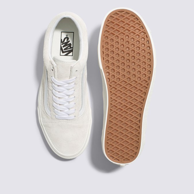 T nis Old Skool Pig Suede Blanc De Blanc Vans
