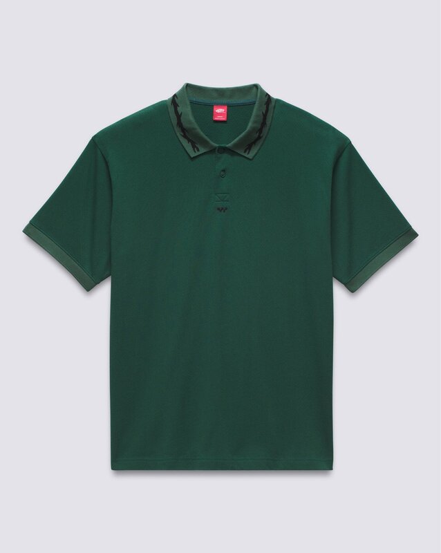 Camiseta Skate Mesh Polo Ss Curren Caples Rain Forest