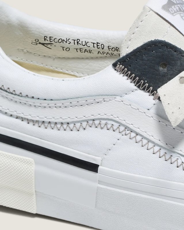 Tênis Sk8-Low Reconstruct True White
