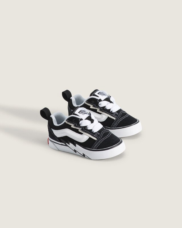 Tênis Knu Skool Black White Infantil Toddler