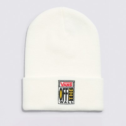 Touca Ave Tall Cuff Beanie Ave 2.0 Knit White