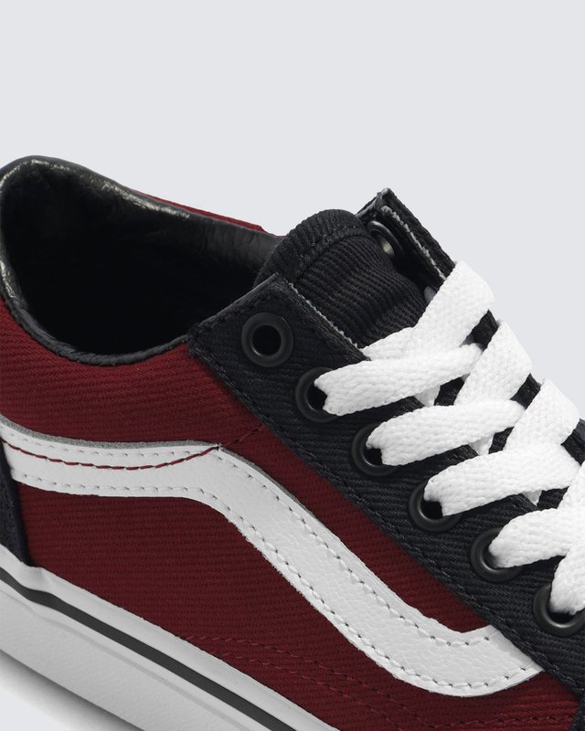 Tênis Old Skool Twill Red Multi Infantil