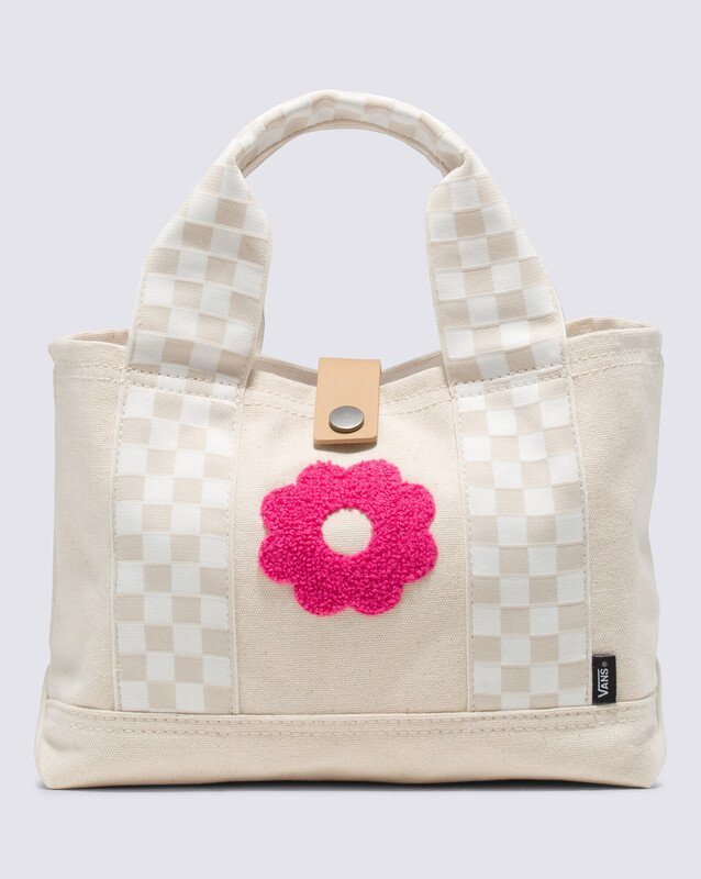 Bolsa Mended Checkerboard Mini Tote Marshmallow