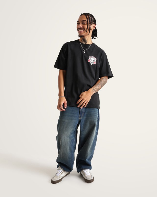 Camiseta Manga Curta Blaze Head Black