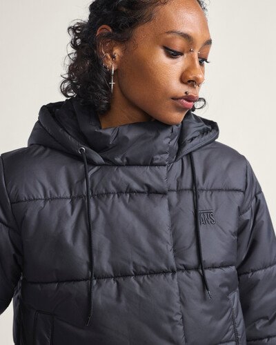 Jaqueta Mte Hillgate Cropped Puffer Black | Vans
