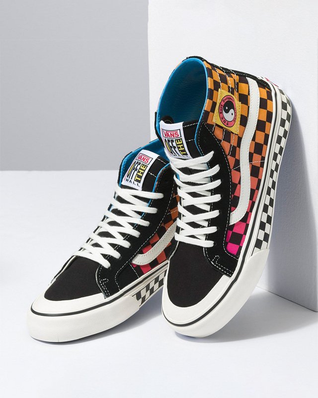 Tênis Sk8-Hi 138 Decon Sf Vans X T&C Checkerboard Marshmallow