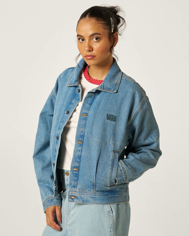Jaqueta Pomona Station Stonewash Blue