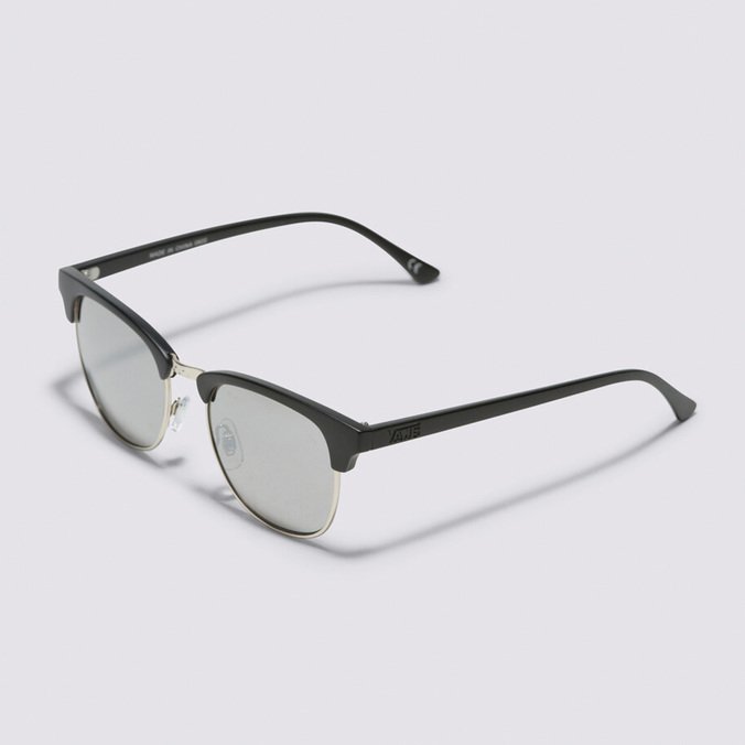 Óculos De Sol Dunville Shades Matte Black Silver Mirror