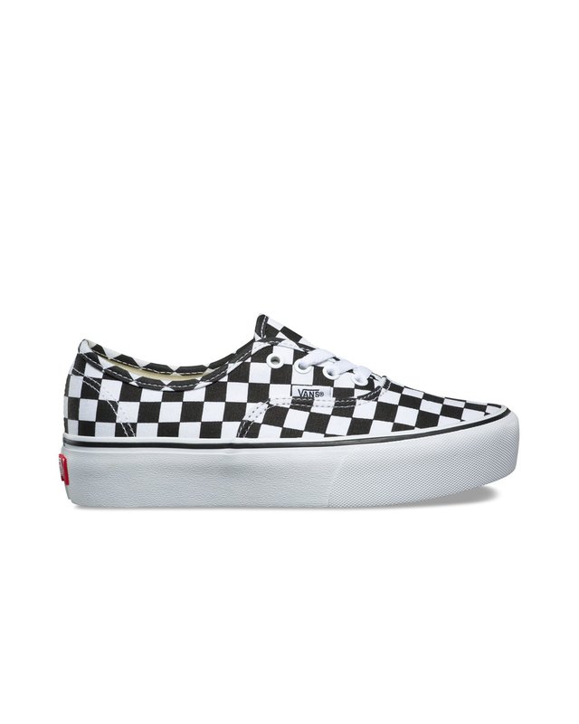 Tênis Authentic Plataforma Checkerboard True White
