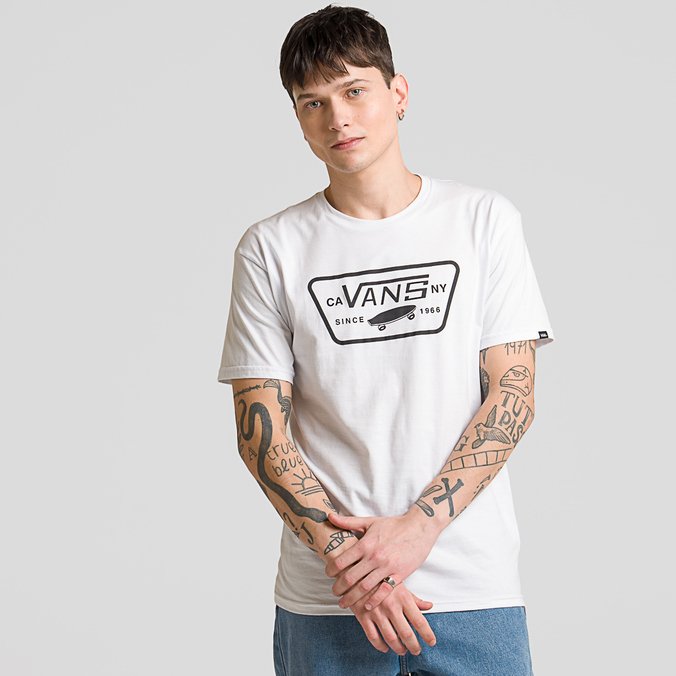 Camiseta Full Patch White Black