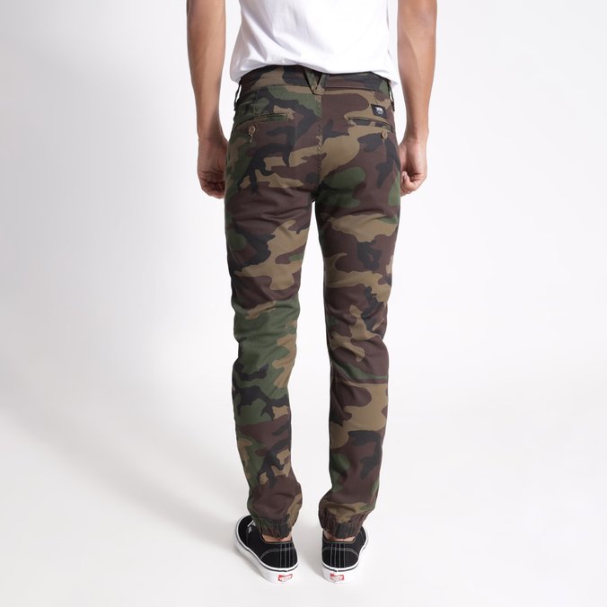 Calça Chino Slim Jogger Camo