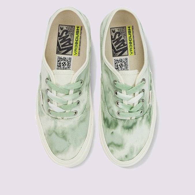 Vans era tie dye green top