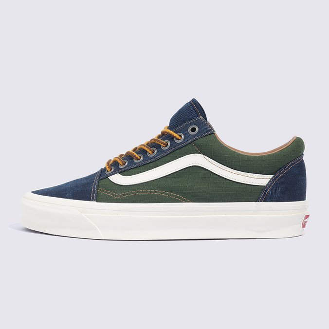 Tênis Old Skool Mte Salt Wash Navy Green