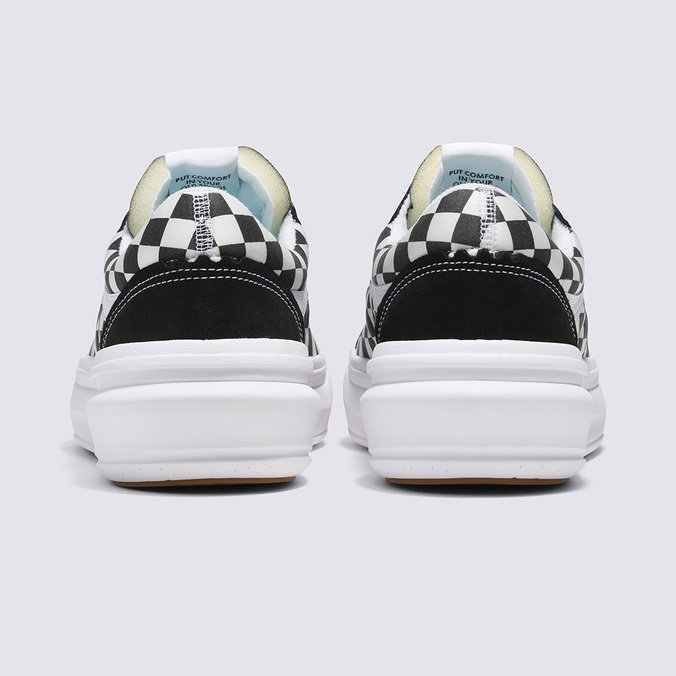 Black and yellow checkered old skool vans on sale