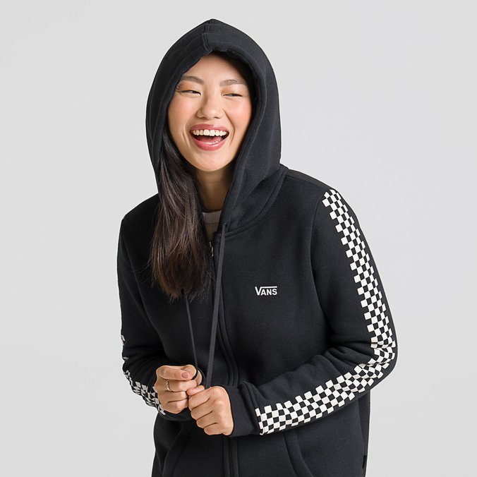 Moletom Funnier Times Zip Hoodie Black | Vans