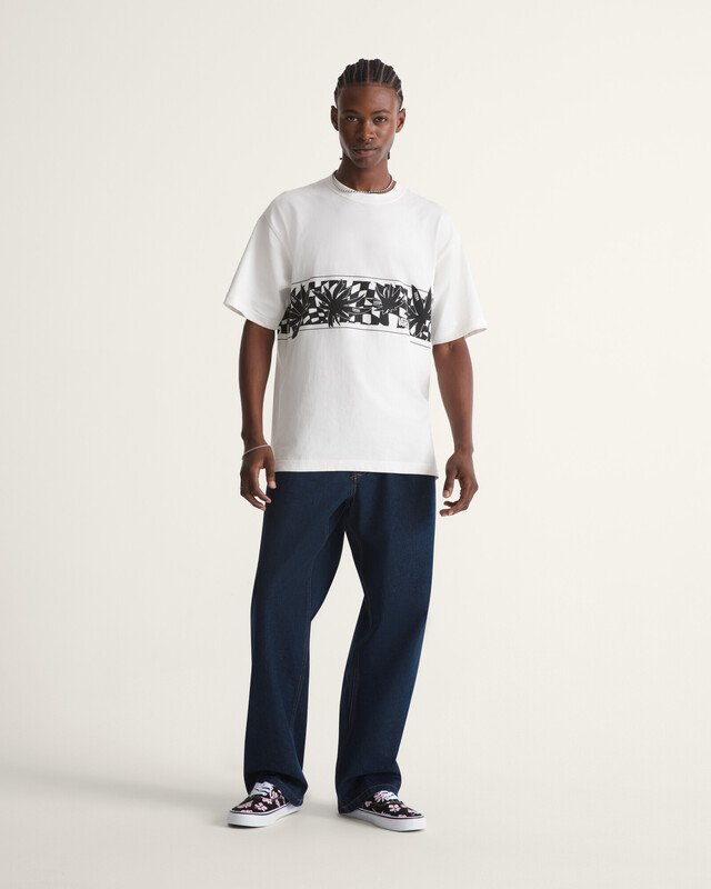 Calça Check 5 Loose Denim Dark Rinse