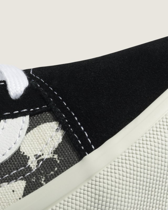 Tênis Skate Old Skool Skull Pile Black White Gum