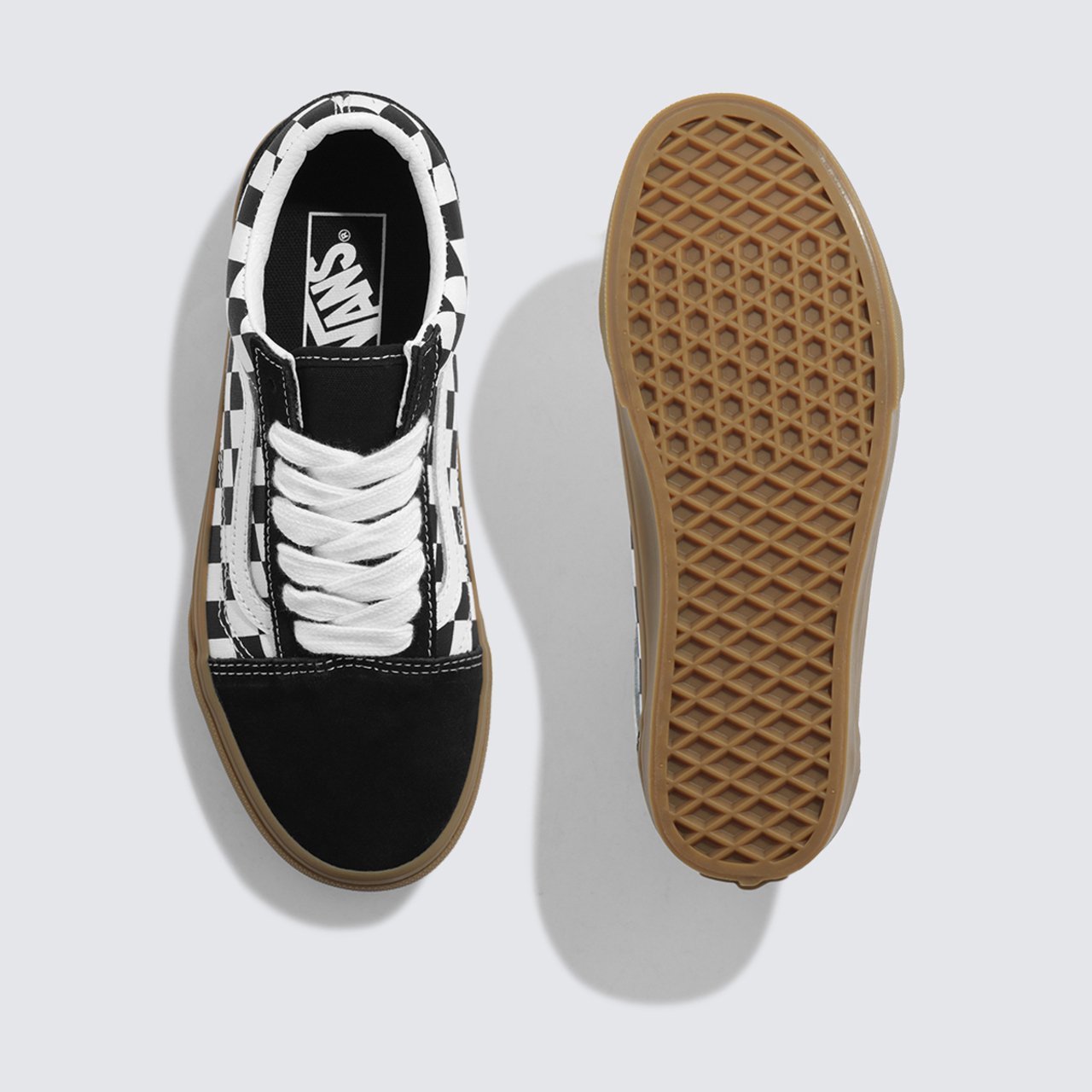 商品画像：Vintage Vans Status Skateboarding Shoes Fat Tongue Men's Sz 4