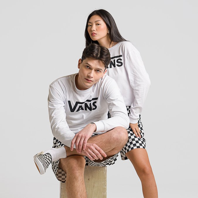 Camiseta Vans Classic White Black