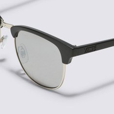 Óculos De Sol Dunville Shades Matte Black Silver Mirror