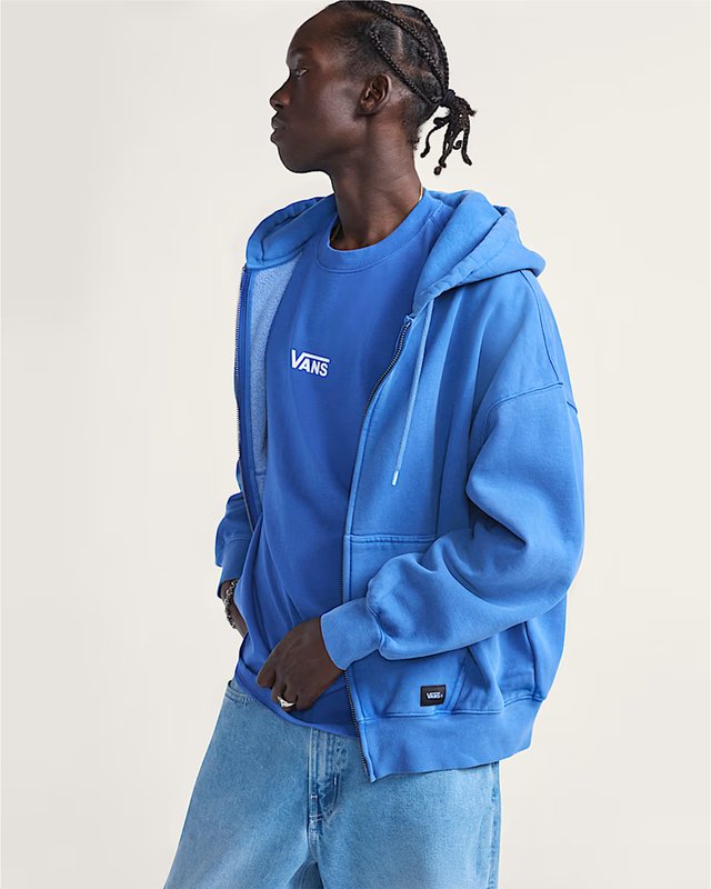 Moletom Lx Zip Hoodie True Blue