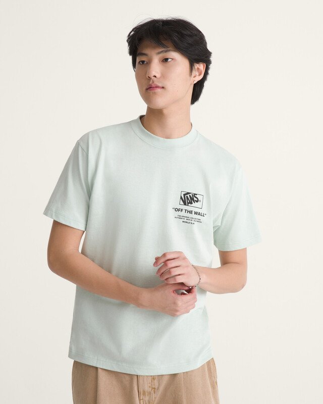 Camiseta Manga Curta Stacked Hi Dusty Mint