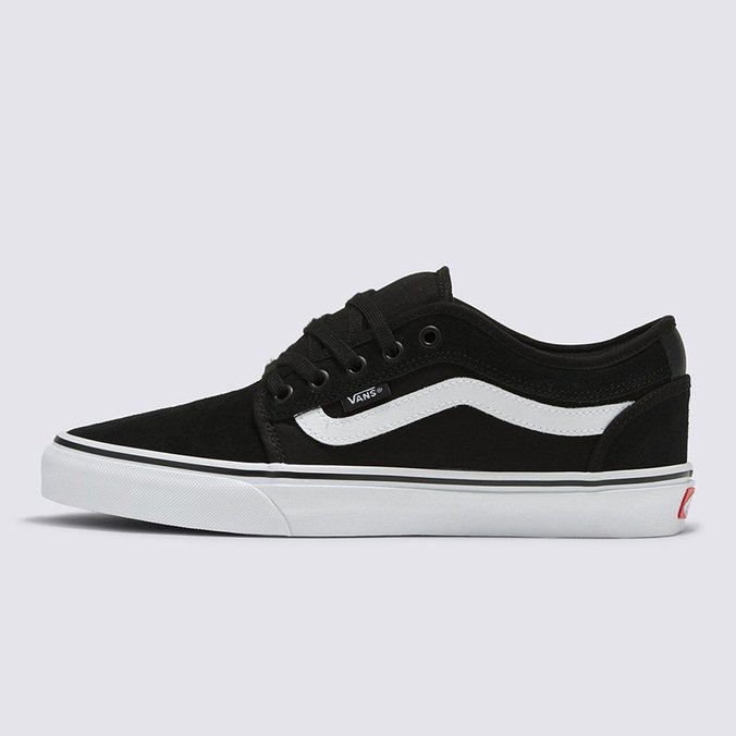 Tênis Skate Chukka Low Sidestripe Black White
