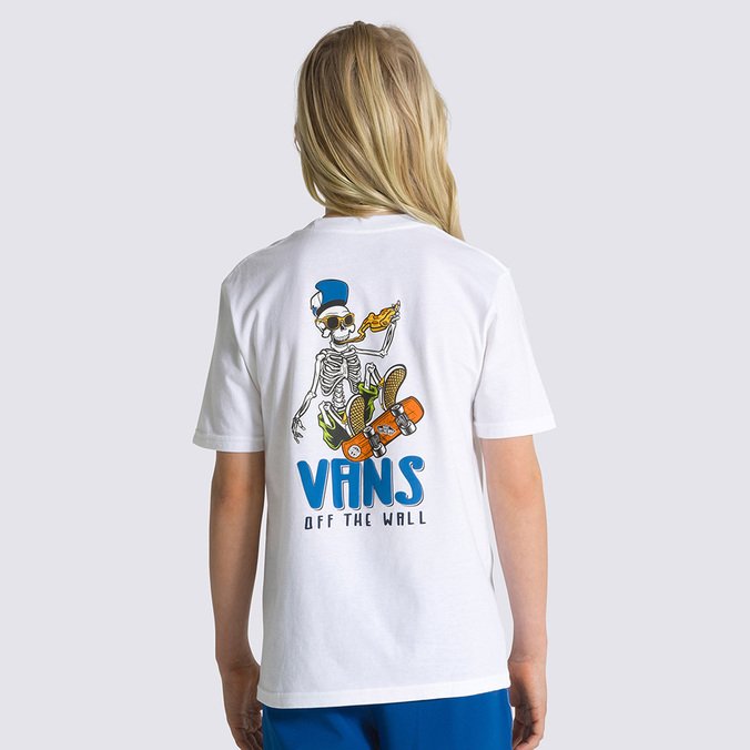 Camiseta Skull Slice Ss Infantil White